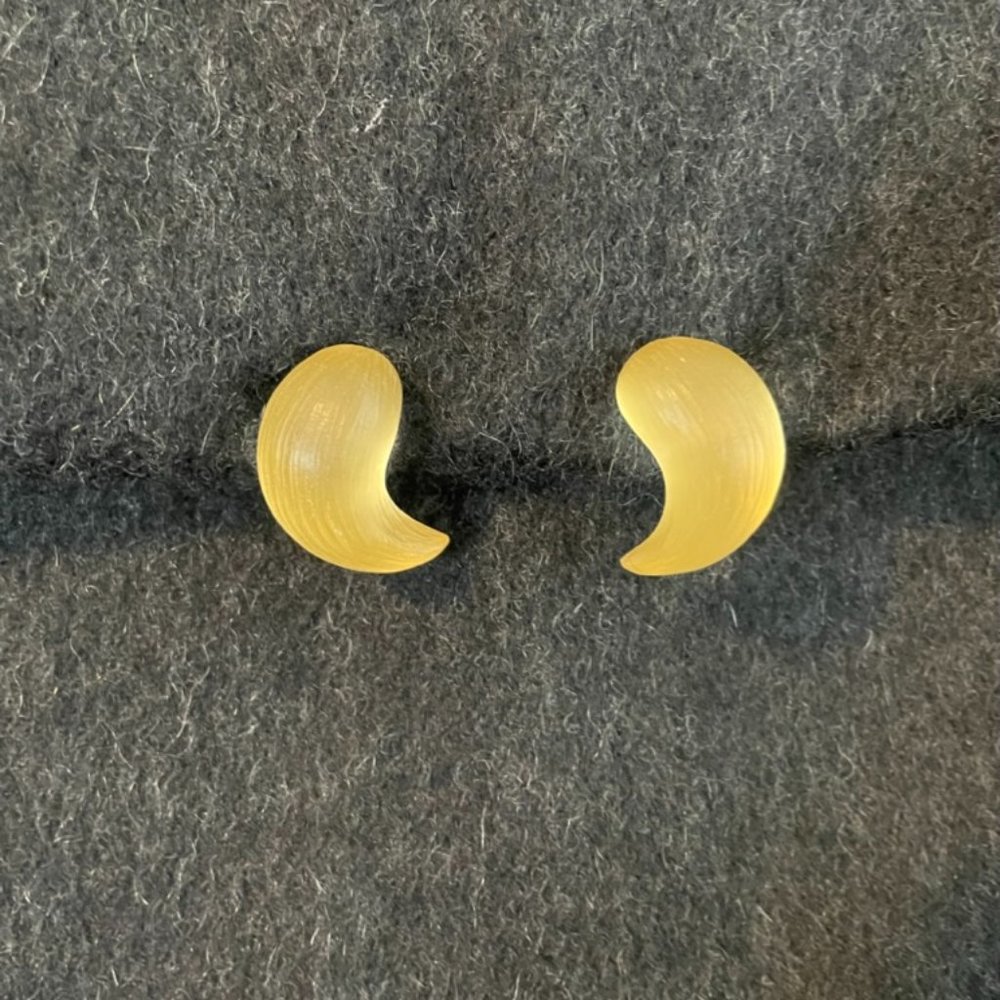 Vintage Alexis Bittar Lucite Clip Earrings